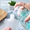 Bolsas dispensadoras de líquido para viajes y viajes de negocios, bolsas dispensadoras desechables para loción y gel de ducha, limpiador facial portátil, venta al por mayor específica para viajes