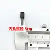 Faixa de cabelo DIY fivela de conexão diâmetro do furo interno 3mm cor de doce tubo de conexão de elástico contas acessórios