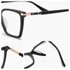 Gafas de Espejo Plano Estilo Harajuku Vintage Nueva Tendencia de Primavera Montura Grande Exclusivas para Estudiantes Sin Graduación Gafas Planas 6209