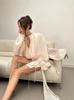 Vestido Estilo Lujuria Pura Francesa con Cintura Ceñida y Dobladillo Asimétrico, Falda Plisada Elegante y de Alta Gama para Mujer, Nuevo Estilo de Primavera y Otoño