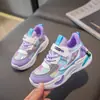Zapatos de Niña Otoño Nuevos Tenis de Verano Tenis para Niños Zapatos de Papá para Niñas Transpirables Modernos Zapatos para Niños Grandes