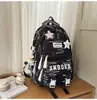 Mochilas de estilo coreano, modernas y estéticamente agradables para estudiantes de secundaria y preparatoria, con múltiples compartimentos, un diseño ligero y gran capacidad