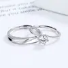 Anillos de Pareja Chengbo con Brazo Retorcido de Seis Garras para Hombres y Mujeres, Plata de Ley 925 Modernos de Lujo Ligero Anillo Abierto para Dedo Índice