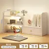 Estantería de Escritorio, Estante de Almacenamiento para Escritorio, Estante de Almacenamiento para Escritorio, Estante de Almacenamiento para Escritorio de Dormitorio Estudiantil, Estante Pequeño para Estación de Trabajo