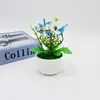 Plantas em Vasos Florais de Borboleta de Seda Artificial Transfronteiriça 5 Serigrafias Decoração de Entrada de Varanda para Casa Flores Artificiais Falsas e Plantas Verdes Bonsai