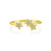 Anillo Ajustable de Plata Esterlina S925 con Apertura de Estrella Estilo Coreano Estilo Coreano Diseño Versátil Lujo Ligero Joyería de Moda Ins para Transmisiones en Vivo