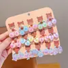 Ligas para el cabello con conchas y estrellas de mar estilo océano fresco para niñas, alta elasticidad, suaves con el cabello, lindas y versátiles, pequeñas ligas para bebés