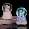 Amor nas Nuvens Casal Romântico Caixa de Música Bola de Cristal Presente de Aniversário Dia dos Namorados para Esposa e Namorada