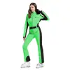 Nuevo traje de esquí de una pieza profesional para mujer para esquí al aire libre con doble tabla, a prueba de viento, cálido, impermeable, ajustado, alta elasticidad, traje de esquí transfronterizo para mujer