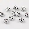 Material para Miçangas DIY 16mm Bolas Esportivas Contas de Madeira Basquete Futebol Baseball Contas Soltas Contas de Madeira Pintadas Criativas
