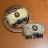 Peine Invertido de Felpa de Visón con Pedrería Estilo Coreano para Otoño e Invierno para Mujeres, Accesorio para el Cabello de Alta Gama para Arreglar el Fleco Lateral y la Parte Posterior de la Cabeza