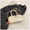 Bolsa Boston Feminina de Textura de Alto Padrão Coreana Coleção Primavera 2025 Bolsa de Ombro Satchel Elegante Versátil para o Dia a Dia Bolsa Transversal