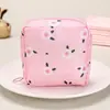 Bolsa de almacenamiento de dibujos animados portátil, linda y versátil con gran capacidad, perfecta para guardar labiales, toallas sanitarias y cambio pequeño
