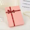 Caja de Regalo Empresarial, Caja de Empaque de Perfume con Lazo, Tapa Cielo y Tierra, Caja de Regalo para Labial Esmerilado, Regalo de Recuerdo, Buena Apariencia