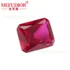 5 # Gemas de Rubí Sintético de Corindón Rojo 5mm-10mm Suministro Directo de Fábrica Piedras Sueltas Accesorios para Joyería al por Mayor