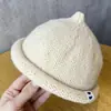 Sombreros Infantiles Estilo Japonés Otoño e Invierno Gorros de Punto con Chupete Sombreros de Melón Modernos para Bebé Niños y Niñas Gorros de Lana