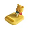 Suporte de Celular Desenho Animado Personalizado do Fabricante Original, Suporte de Celular Boneco 3D de Borracha Macia de PVC para Desktop