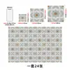 Azulejos de pared retro con patrón étnico de diamantes, impermeables y adecuados para la renovación del baño, azulejos de PVC autoadhesivos para uso en la cocina, pegatinas decorativas resistentes al aceite