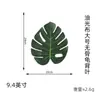 Monstera Deliciosa Sem Ossos Amazônia Festa Havaiana Tropical Decoração Folha de Monstera Bunting Simulação Folha de Monstera
