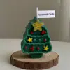 Velas perfumadas navideñas transfronterizas al por mayor velas creativas lindas de árbol de Navidad pintadas a mano decoración de regalo vela