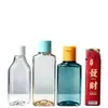 Frascos plásticos pequenos e planos para viagem, ideais para dispensar séruns; transparentes, estilo pump, frascos spray de 30ml
