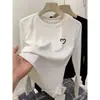 Camiseta de manga larga de algodón puro para mujer, nuevo estilo otoño 2026, adecuada tanto para usar sola como debajo de otras prendas, top básico de canalé ajustado con cuello redondo