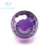 Futebol Face Cut Rodada Contas Fúcsia Zircão Pedra Nua Perfurável Pulseira de Contas Perfuradas Brincos Jóias Pedra