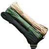 Venta directa de fábrica de varios tipos de cuerda para paraguas resistente al desgaste de alta resistencia de poliéster y nailon, colorida, colorida