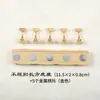 Soporte para Uñas de Práctica Pieza de Ajedrez de Metal Soporte de Exhibición de Madera Estilo Japonés Adsorción Magnética para Uñas Soporte de Tablero de Ajedrez Base de Uña Portátil