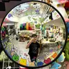 100 Pacotes para a Nova CasaEspelho Côncavo-Convexo para Fotografia, Espelho Engraçado, Espelho Transformação DIY, Decoração de Interiores, Espelho Grande Angular