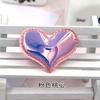 Dibujos animados coreanos PU degradado estrella de cinco puntas corazón de melocotón accesorios funda de teléfono móvil pasador de bebé material tarjeta de postre decoración