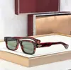 Gafas de Sol Cuadradas de Lujo Hechas a Mano Kirwin Jmm Moda Transfronteriza Esmeralda para Hombres y Mujeres Gafas de Sol de Moda Top