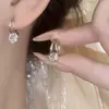 Luxo Leve, Sensação de Alto Padrão, Brincos de Zircônia Exquisitos, Design Simples e Único, Brincos da Moda, Brincos Versáteis e Elegantes para o Dia a Dia
