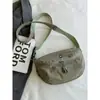 Bolso bandolera japonés ultraligero impermeable de tela Oxford unisex para combinar con todo, de un solo hombro, de nailon, ligero, práctico, tipo silla de montar, para el pecho.