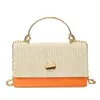 2026 Nueva Bolso de Hombro Simple de Moda para Mujer Estilo Coreano Moderno Casual Cadena Bolso Cruzado Bolso de Mano Elegante Versátil