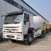 Fabricantes Exportación África Camión Mezclador de Concreto Usado Sinotruk Howo Camión Mezclador de Concreto de Cemento 12 Cuadrados