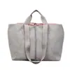 Bolsa Leve Expansível para Viagem de Curta Distância, para o Trabalho e Viagens de Negócios, Bolsa de Armazenamento de Bagagem de Mão de Grande Capacidade, Bolsa de Ombro Fitness de Cor Sólida