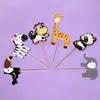 Cartão de Decoração para Festa de Moda Exclusiva Transfronteiriça, Banquete de Aniversário, Cartão Mundo Animal com Olhos Tridimensionais que Podem se Mover Venda por Atacado