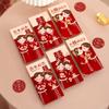 2023 nuevo sobre rojo de dibujos animados para bodas, sobre rojo festivo para bodas, sobre rojo modificado de mil yuanes para bodas, sobre rojo para bodas