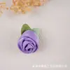 Primavera Tecido Fresco e Elegante Rosa Enrolado DIY Feito à Mão Simples Grampo de Cabelo Corda de Cabelo Acessórios para Vestuário Acessórios