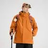 Nueva chaqueta polar 3 en 1 desmontable de otoño e invierno para hombres y mujeres, cortavientos, impermeable, transpirable y cálida