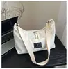 Mochila Casual e Fashion, Estilo Coreano Estilo Ins Bolsa de Ombro Literária para Pendular, Bolsa Transversal Casual Versátil, Bolsa Tote Leve