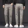 Jeans Lyocell Masculino Novo Outono 2024, Corte Slim Fit, Perna Reta, Elástico, Versátil, Resistente à Cor, Resistente a Amassados, Não Passa, Calça Longa