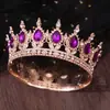 Corona de Princesa Novia Europea y Americana Transfronteriza Corona de Cumpleaños Corona de Diamante Accesorios para el Cabello de Fiesta Tocado Barroco