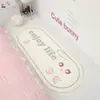 Manta de Mesita de Noche Familiar Estilo Lindo, Felpudo para Vestidor, Alfombra de Sala de Estar, Manta de Rayas de Gato Lindo para Mesita de Noche, Manta con Forma Especial, Esterilla para Ventana de Mirador