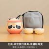 Conjunto de Chá de Viagem Criativo de Panda Portátil para Viagem ao Ar Livre Camping Bule Fofo Pequeno Armazenamento Xícara de Chá