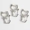 Dios Gato de la Riqueza Corazón de Melocotón con Anillo Llavero de Metal Materiales para Manualidades Colgante para Bolsos Cadena para Teléfono Móvil Accesorios para Llaveros