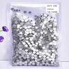 Atacado branco artificial austríaco diamante vidro plano strass diy unha caso de telefone strass roupas violento urso strass