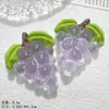 Fruta Transparente Simulada Cola de Creme Colorida Pingente Feito à Mão Acessórios para Joias DIY Copo de Água Capa de Celular Patch de Resina