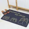 Atacado do Fabricante Tapetes de Chão Estampados para Casa para Entrada, Banheiro, Quarto Tapetes de Porta, Banheiro, Cozinha Tapetes Absorventes para os Pés Atacado